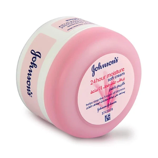 Johnson’s 24Hour Moisture Soft Cream (200ml) - Image 2