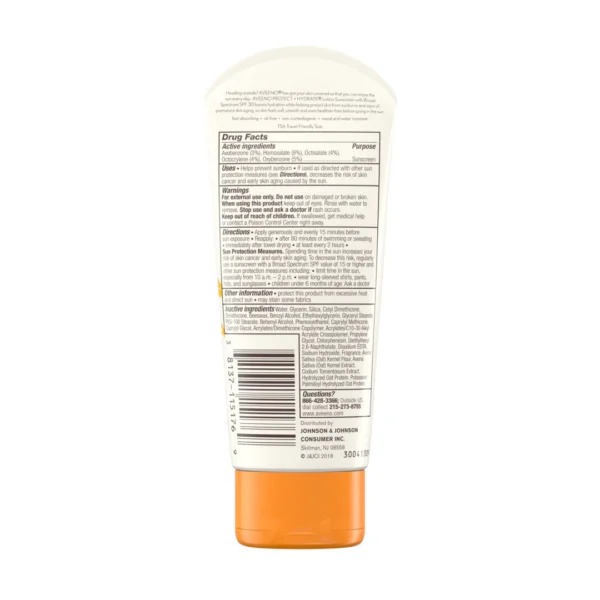 Aveeno Protect+Hydrate Sunscreen SPF 30 (88ml) - Image 3