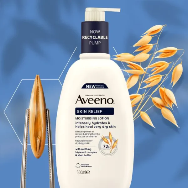 Aveeno Skin Relief Moisturising Lotion for Dry Skin (500ml) - Image 2