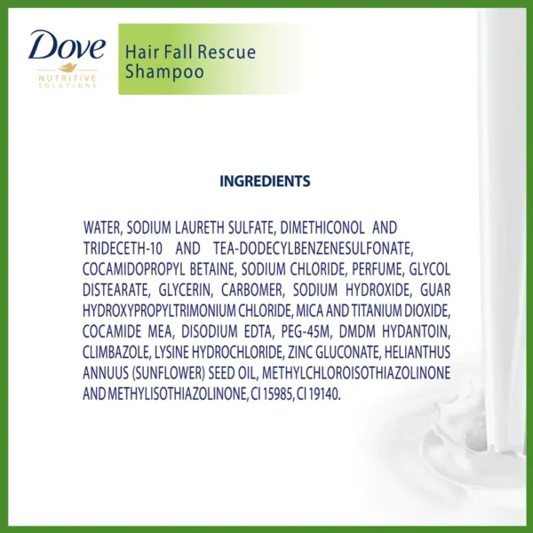 Dove Shampoo Hairfall Rescue 170ml (170ml) - Image 4