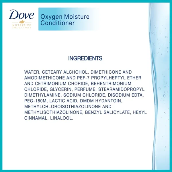 Dove Conditioner Oxygen Moisture (180ml) - Image 6