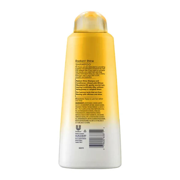 Dove Nutritive Solutions Radiant Shine Shampoo (603ml) - Image 2