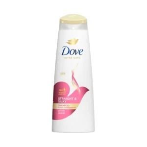 Dove Ultra Care Straight & Silky Shampoo For Frizzy, Unmanageable Hair (330ml)