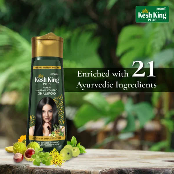 Kesh King Aloe Vera Herbal Shampoo (340ml) - Image 2