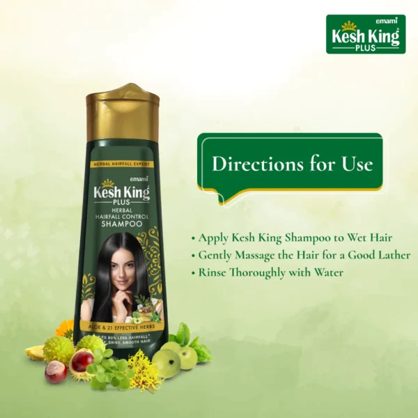 Kesh King Aloe Vera Herbal Shampoo (340ml) - Image 4