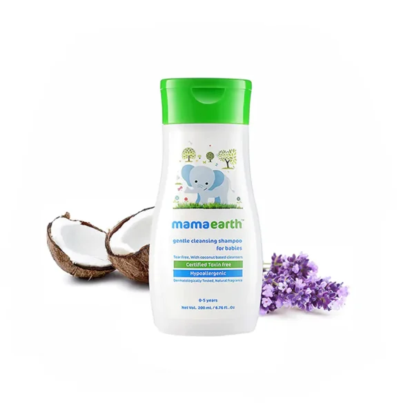 Mamaearth Gentle Cleansing Shampoo for Babies (200ml) - Image 2