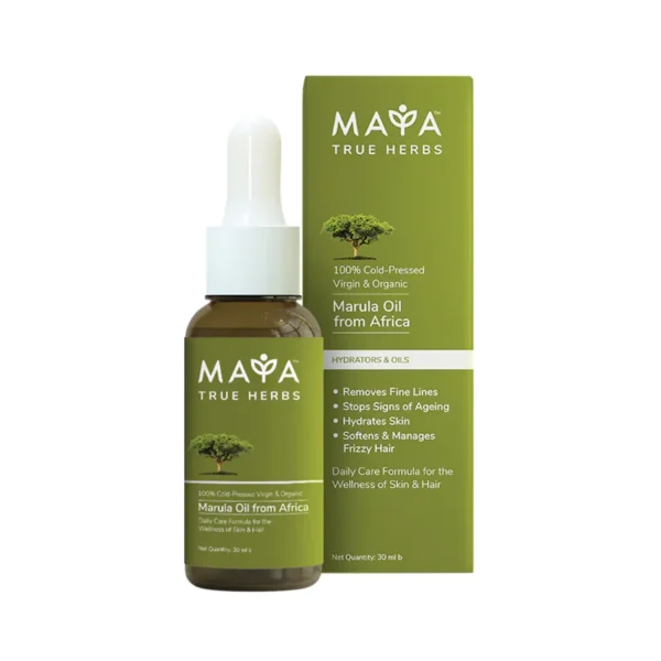 Maya True Herbs 100% Cold-Pressed Virgin & Organic Marula Oil from Africa (30ml)