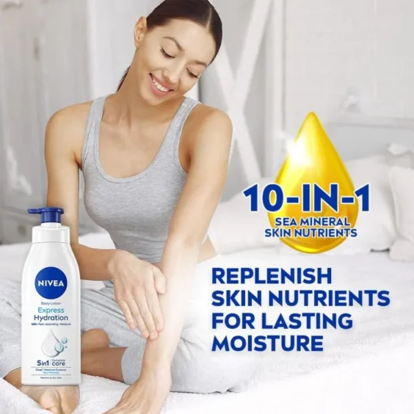 NIVEA Body Lotion Express Hydration (380ml) - Image 5