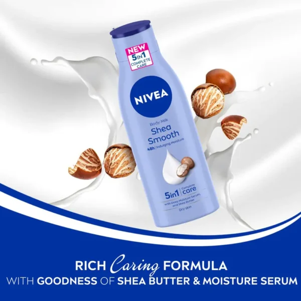 NIVEA Body Lotion Shea Smooth (200ml) - Image 5