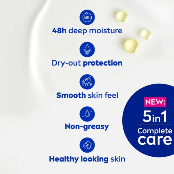 NIVEA Body Lotion Shea Smooth (200ml) - Image 4