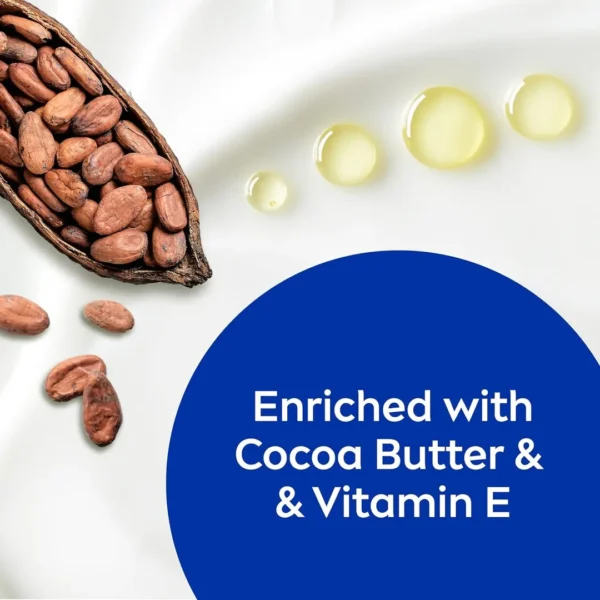 Nivea Cocoa Butter Body Lotion Vitamin E Dry Skin (250ml) - Image 3