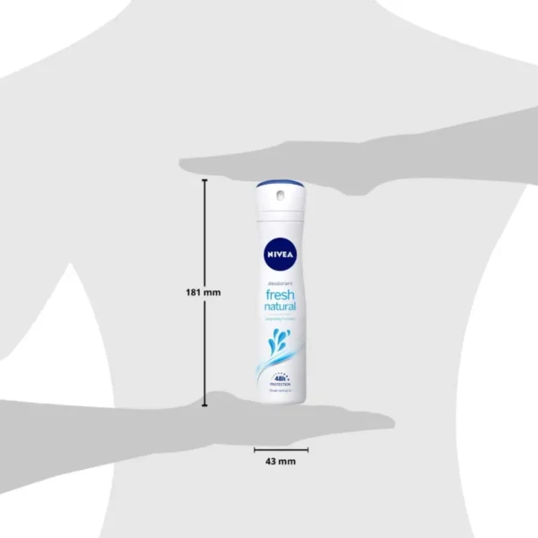 Nivea Deodorant Fresh Natural (150ml) - Image 4