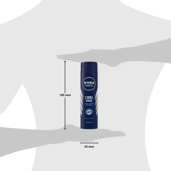 Nivea Men Deodrant Cool Kick Spray (150ml) - Image 5