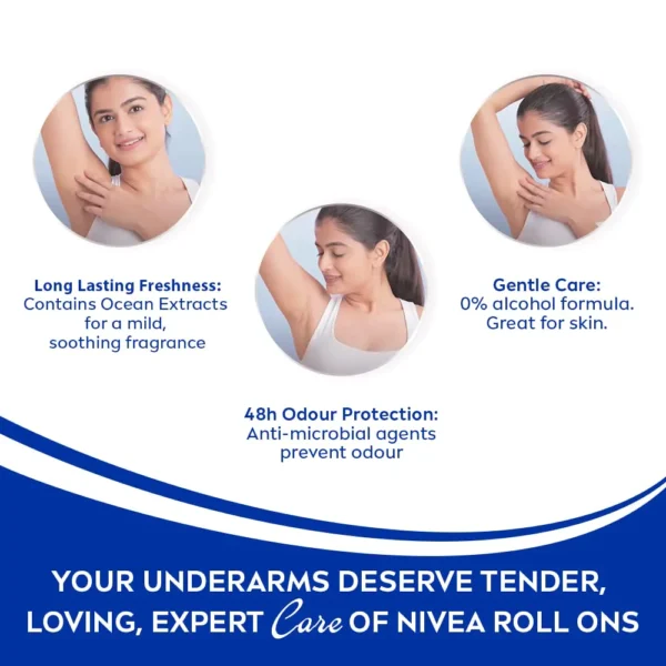 Nivea Roll On Fresh Natural (Thailand) (50ml) - Image 5