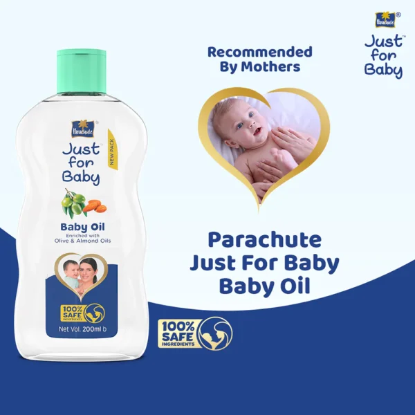 Parachute Just For Baby – Baby oil (100ml) - Image 6