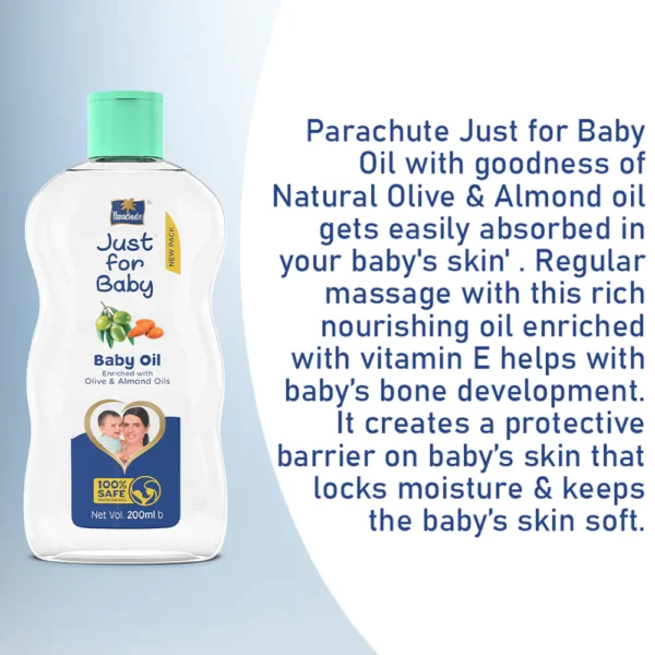 Parachute Just For Baby – Baby oil (100ml) - Image 5