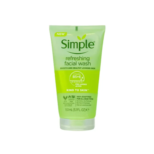 Simple Kind To Skin Refreshing Facial Wash Gel (150ml)