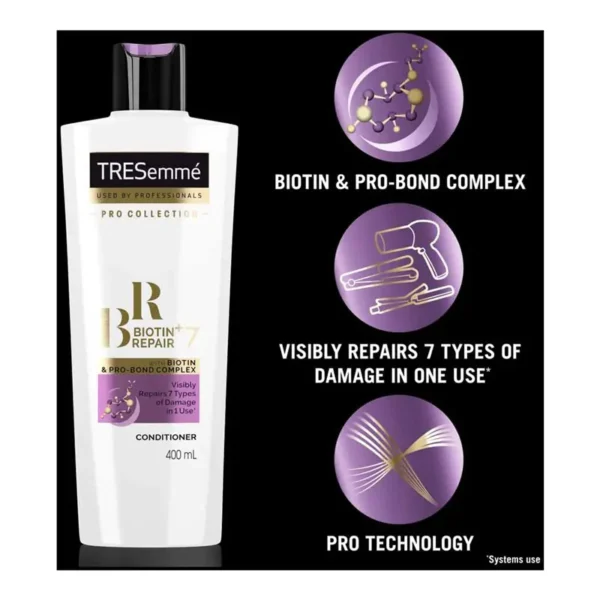 Tresemme Biotin Plus Repair 7 Conditioner (400ml) - Image 2