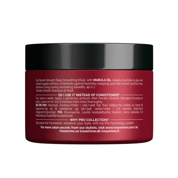 Tresemme Keratin Smooth Deep Smoothing Mask (300ml) - Image 2