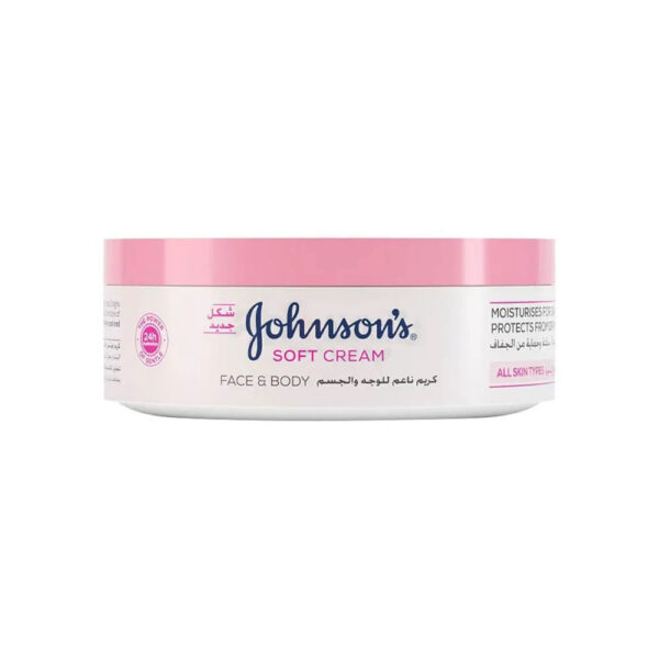 Johnson’s 24Hour Moisture Soft Cream (200ml) - Image 3