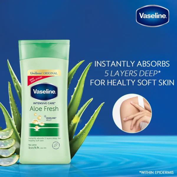 Vaseline Lotion Aloe Fresh 200ml - Image 2