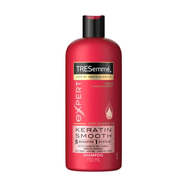 TRESemmé Expert Keratin Smooth 5 Benefits 1 Systems Shampoo (750ml)