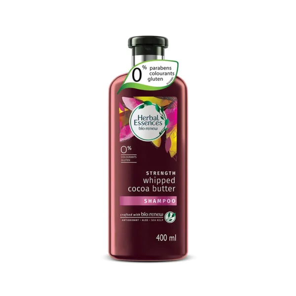 Herbal Essences Vitamin E with Cocoa Butter SHAMPOO- For Strengthen and No Hairfall – No Paraben No Colorants (400ml)