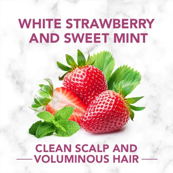 Herbal Essences White Strawberry & Sweet Mint CONDITIONER- For Cleansing and Volume No Paraben No Colorants (400ml) - Image 2