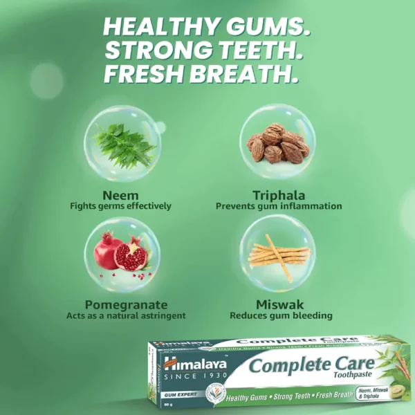 Himalaya Herbals Complete Care Toothpaste (175gm) - Image 4