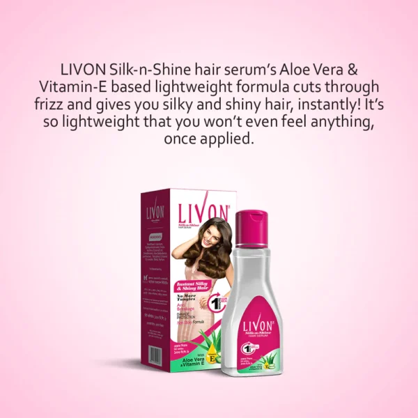 Livon Serum Hair Essentials Vitamin E (100ml) - Image 8