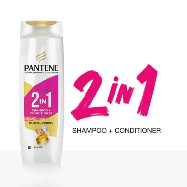 Pantene Advanced Hairfall Solution 2in1 Anti-Hairfall Shampoo & Conditioner for Women (340ml) - Image 2