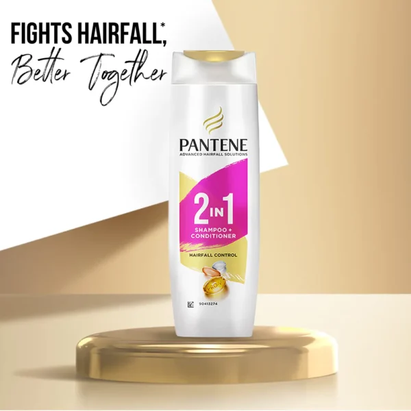 Pantene Advanced Hairfall Solution 2in1 Anti-Hairfall Shampoo & Conditioner for Women (340ml) - Image 3