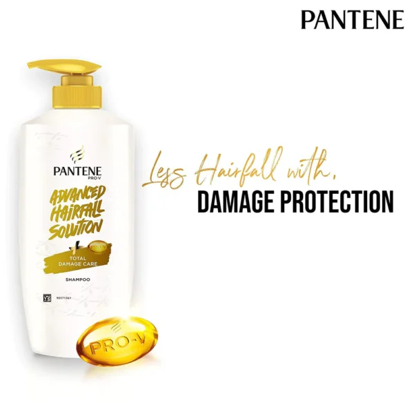 Pantene Advanced Hairfall Solution Anti-Hairfall Total Damage Care Shampoo for Women (650ml) - Image 4