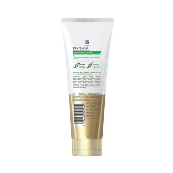 Pantene Advanced Hairfall Solution, Anti-Hairfall Silky Smooth Conditioner (180ml) - Image 3