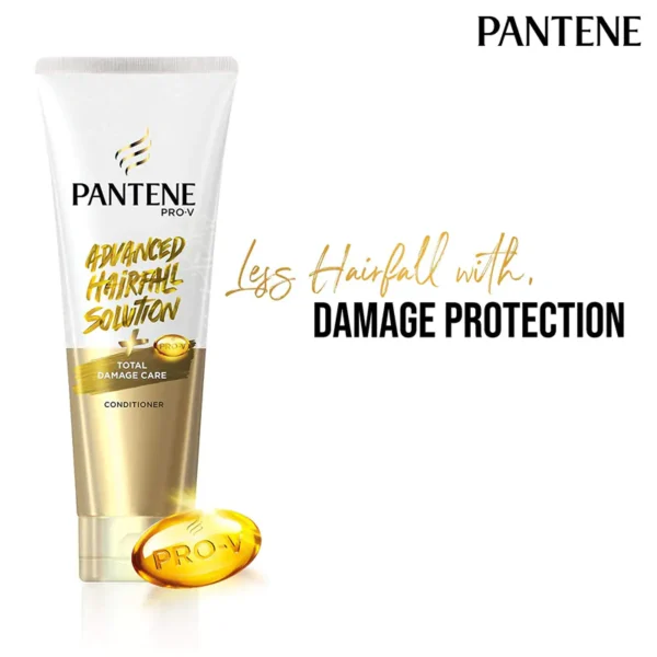 Pantene Advanced Hairfall Solution, Anti-Hairfall Total Damage Care Conditioner for Women (80ml) - Image 3