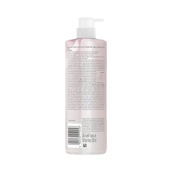 Pantene Micellar Detox & Hydrate Rose Water Extract Scalp Shampoo (530ml) - Image 2