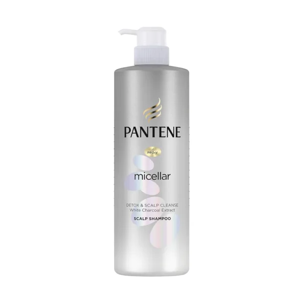 Pantene Micellar Detox & Scalp Cleanse White Charcoal Extract Scalp Shampoo (530ml)