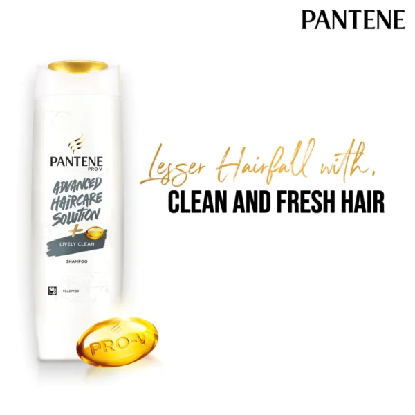 Pantene Advanced Haircare Solution, Lively Clean Shampoo for Women, 400ML (400ml) - Image 5