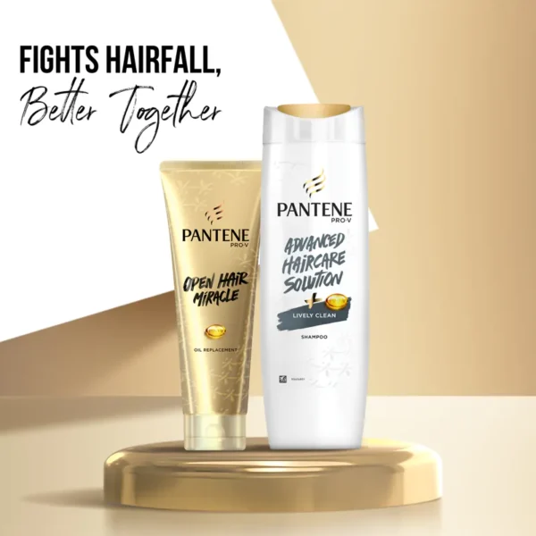 Pantene Advanced Haircare Solution, Lively Clean Shampoo for Women, 400ML (400ml) - Image 3