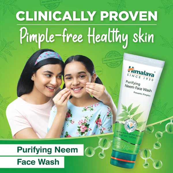 Himalaya Purifying Neem Face Wash (50ml) - Image 8