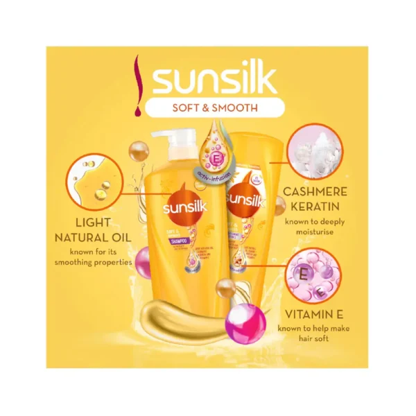 Sunsilk Hair Conditioner – Soft & Smooth (625ml) - Image 4