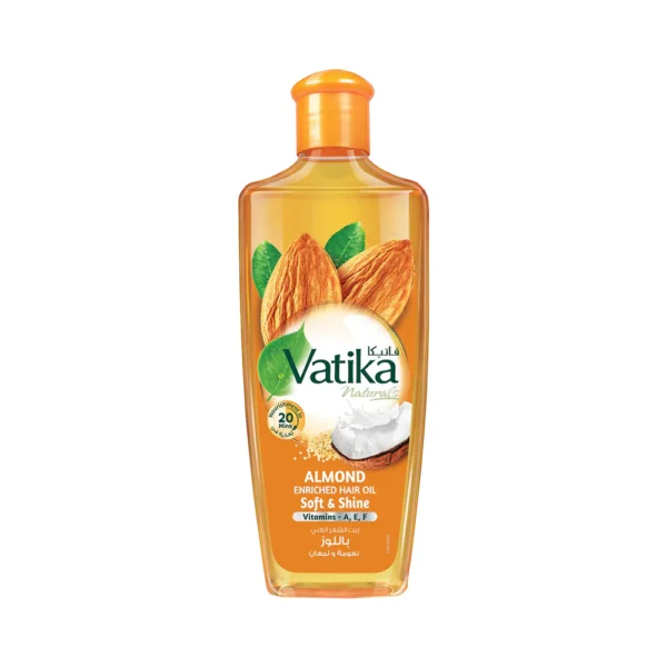 Vatika Softness And Shine Naturals Almond Enriched Hair Oil With Coconut Sesame (200ml)