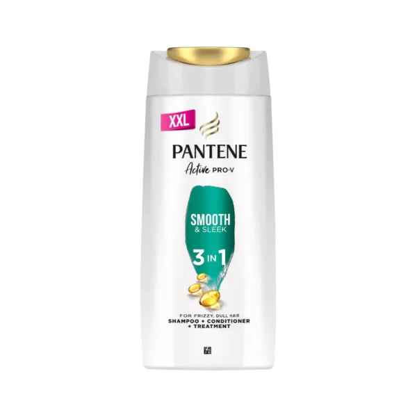 Pantene Active Pro-V Smooth & Sleek 3-In-1 Shampoo + Conditioner + Treatment (700ml) (Copy)