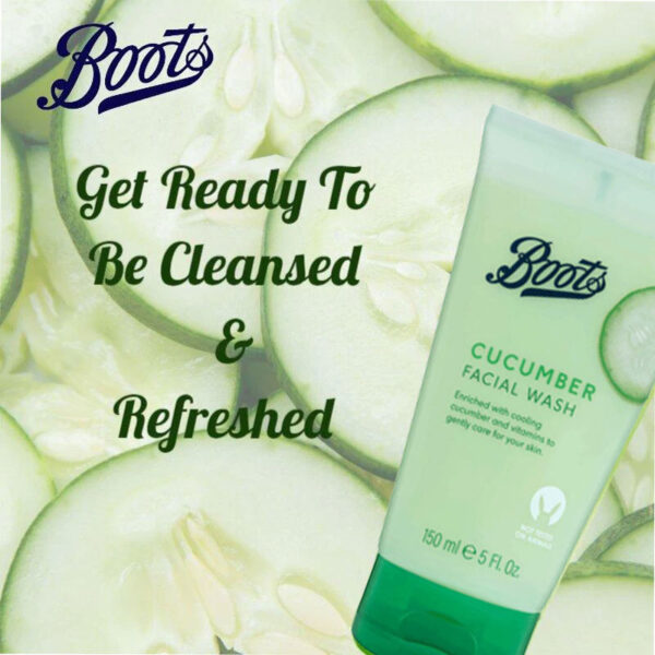 Boots Essentials Cucumber Facial Wash (150ml) by tashfiamart