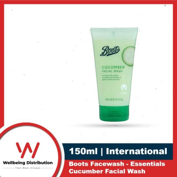 Boots Essentials Cucumber Facial Wash (150ml) by tashfiamart