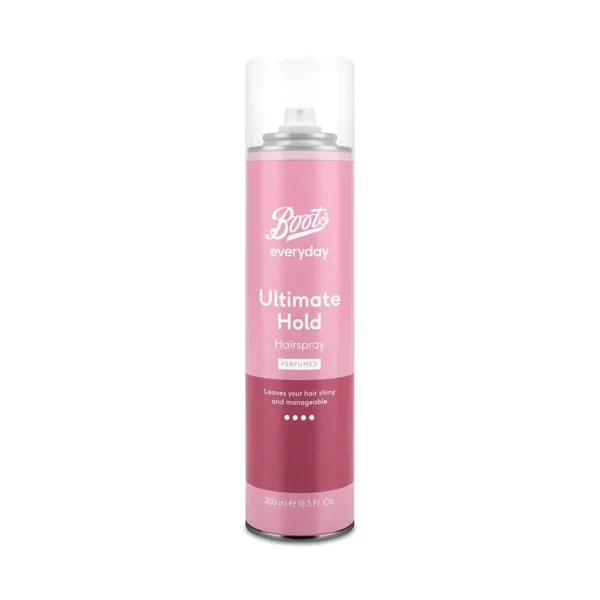 Boots Everyday Extra Firm Hold Hairspray Perfumed-Pink (300ml)