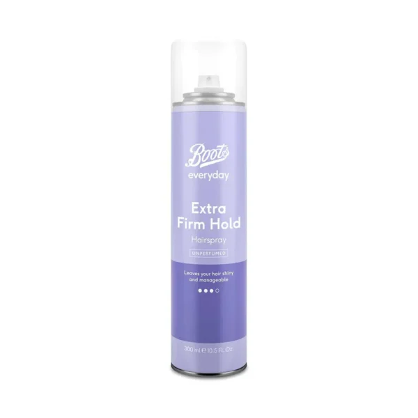 Boots Everyday Unperfumed Hairspray Extra Firm Hold (300ml)