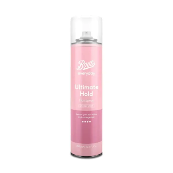 Boots Everyday Unperfumed Hairspray Maximum Hold (300ml)