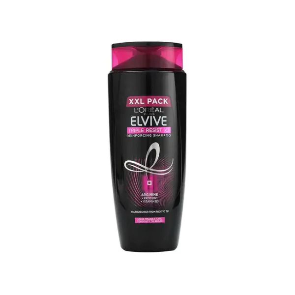 L’Oreal Elvive Triple Resist Shampoo (700ml)