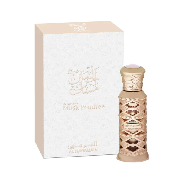 Al Haramain Musk Poudree Attar (12ml) - Image 2